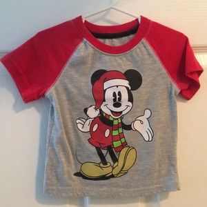 Disney Mickey Mouse Christmas shirt 12 months